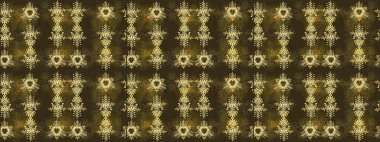 Sihirli kahverengi, gri ve yeşil tatil soyut arka plan yıldız ve düşen kar taneleri. Raster illüstrasyonu. Noel kahverengi, gri ve yeşiller.