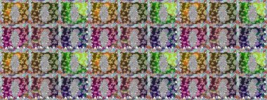 Çiçeksiz desenli arka plan. Tarafsız renklerde çiçekler. Tişört baskısı için çiçek boyama rasteriName.