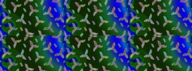 Noel süsleri ve Noel süsleri. Raster Noel soyut renkli arkaplan ve düşen kar tanesi.