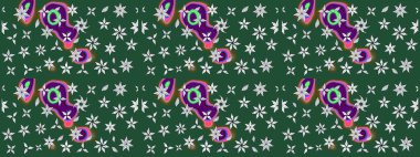 Çiçek deseni. Flower eskiz arka planı. Şatafatlı bahar bahçesi dokusu. Raster illüstrasyonu.