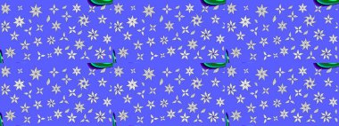 Raster. Eski usul. Raster illüstrasyonu. Tomurcukları çiçek olan sevimli bir çiçek deseni. Eskiz geçmişi. Kumaş, tekstil ve duvar kağıdı baskısı için..