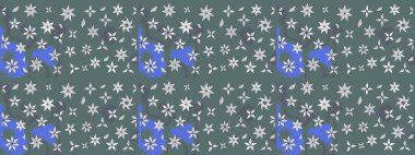 Çiçek desenli raster, nötr çizgi grafik desenli soyut raster arkaplan. Modern stil dokusu.