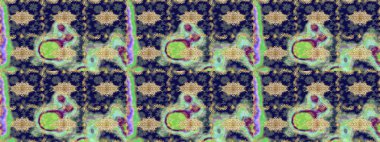 Tasarım şablonu için çizgi çizimi sınırı. Mavi renklerdeki altın element. Davetiyeler, kartlar, web sayfası için Raster illüstrasyon. Doğu tarzı element. Altın çizgili çiçek dekoru.