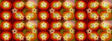 Kar taneleri tasarımı. Son moda kar taneleri ve elementler onun kartlarını gösteriyor. Retro tarzı, kış elementleri. Modern soyut tasarım posteri, kapak, kırmızı, turuncu ve kahverengi renkli kart tasarımı.