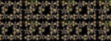 Kar Tanesi Mozaik ikonu. Siluet kar taneleri tabelası siyah, kahverengi ve gri renkleri izole ediyor. Düz dizayn. Sembol kışı, donmuş, Noel, yeni yıl tatili. Grafiksel element dekorasyonu. Raster çizimi..