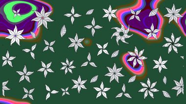 Büyük bir çiçek boyası seti. Raster şirin suluboya çiçek desenleri çiziyor. Kartlar, davetiyeler, tarih kartları ve daha fazlası için kullanılabilir.