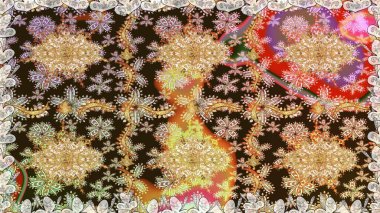 Altın kaplamalı kahverengi zemin. Kahverengi renkli ve altın elementli desen. Klasik mobilya tarzı. Patina. Oyma. Kusursuz ahşap oyma. Lüks mobilyalar. Küçük alan derinliği.