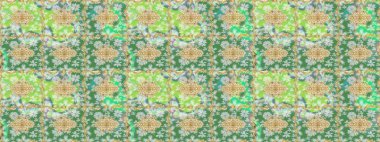 Klasik klasik klasik arka plan. Yeşil renkler ve altın elementler üzerine çizim. Geleneksel oryantasyon süsü. Klasik Raster altın desenini çiz.