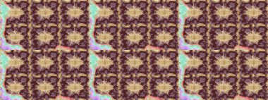 Raster geleneksel oryantasyon süsü. Klasik altın desenli çizim. Altın elementlerle kahverengi renklerde altın desen.