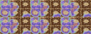 Kahverengi renklerde altın element. Damask çizimi tekrarlanıyor. Antika altın tekrarlanabilir duvar kağıdı. Barok tarzında altın çiçekli süs..