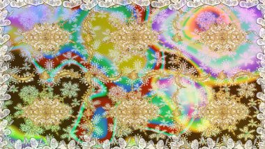 Tarafsız renklerde altın elementlerle desen. Klasik mobilya tarzı. Lüks mobilyalar. Küçük bir alan derinliği. Altın kaplamalı tarafsız zemin. Patina. Kusursuz ahşap oyma. Oyma.