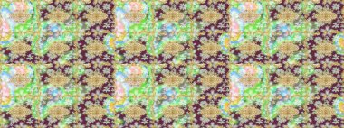 Klasik raster şablonu. Tekrarlayan ögelerle soyut arkaplan çiz. Tarafsız ve altın desenli.