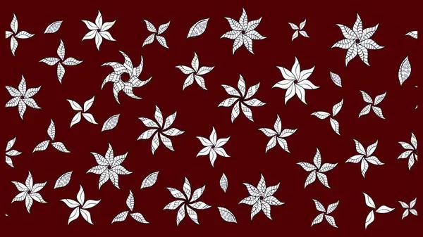 Raster illüstrasyonundaki çiçek desenli çizim. Renkli Bahar Teması eskiz kalıbı. Düz Çiçek Elementleri Tasarımı. Güzel kumaş deseni.