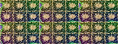 Raster sanatı. Altın desenli bukleler çiz. Yeşil renkler ve altın elementler üzerine çizim. Parlak dantel, stilize çiçekler, şal desenli. Hassas altın deseni açın. Doğu tarzı arabesk.