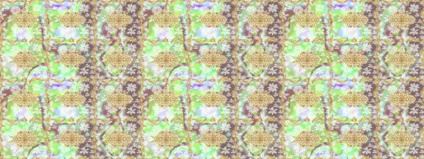 Tasarım için Damask çizim kalıbı. Tarafsız renklerde altın elementlerle Raster çizim deseni.