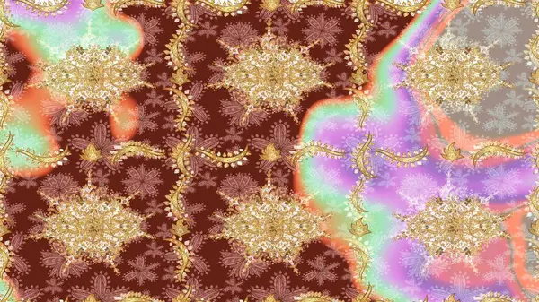 Paisley 'ler zarif çiçek desenli eskiz arka plan duvar kâğıdı resimleriyle klasik stil, güzel 3D çizgili sanat eseri ve bej desenli çiçek yaprakları ve süslemeleri..