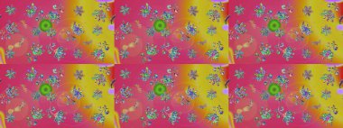 Organik motif arka planı. Çizim kalıbı. Raster illüstrasyonu. Ultraviyole kumaş deseni.