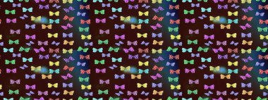 Raster illüstrasyonu. Kumaş, tekstil, baskı ve davetiye için arka plan. Çizim kalıbı. Kahverengi renkte güzel renkli kelebekler.