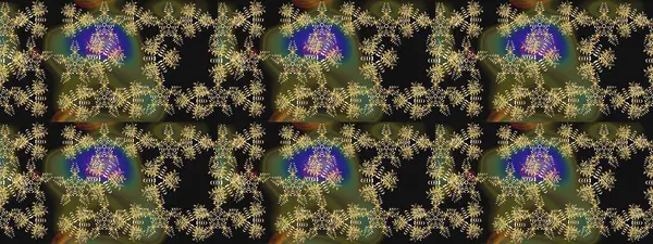 Renkli elementlerle Raster ilginç desen