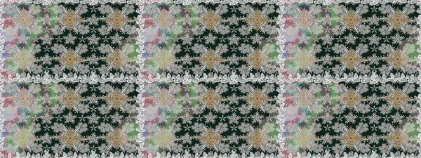 Raster çiçek izi. Klasik taslak çizimi. Çiçek grisi, pürüzsüz desen.