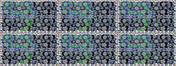 Raster Floral Illustration, Asyalı tekstil. Renkli etnik çiçeklerle kusursuz bir desen..