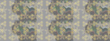 Moda baskıları için zarif bir şablon. Gri çiçekli bahar çiçekleri. Motley illüstrasyonu. Küçük renkli çiçekler. Küçük çiçekte şirin desenler.