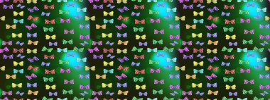 Doğadaki güzellik. Çizim kalıbı. Raster. Yeşil arka planda uçan güzel kelebek. Kumaş, tekstil, baskı ve davet için desen.