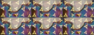 Kar taneleri deseni. Raster illüstrasyonu. Renkli arka planda izole edilmiş kar tanelerinin düz tasarımı. Kar taneleri arka planda. Kar tanesi süslemeli desen.