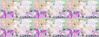 Güzel kumaş deseni. Hoş bir çiçek geçmişi var. Küçük çiçekteki kusursuz desen. Raster illüstrasyonu.