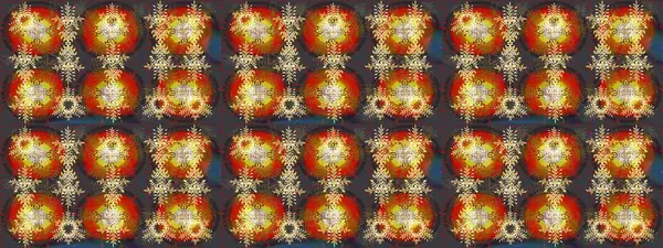 Kar Tanesi Mozaik ikonu. Siluet kar taneleri tabelası izole edilmiş kahverengi, gri ve kırmızı renkler. Düz dizayn. Sembol kışı, donmuş, Noel, yeni yıl tatili. Grafiksel element dekorasyonu. Raster illüstrasyonu.