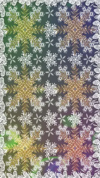 Gri renkli desen. Raster Golden Mehndi kusursuz desen. Kına dövmeli süs çiçekleri, altın çıkartmalar, mehndi ve yoga tasarımı, kartlar ve parmak izleri..