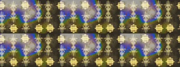 Gri, kahverengi ve yeşil kar taneleri. Renkler. Raster illüstrasyonu. Noel ve yeni yıl moda baskıları için tatil tasarımı. Kar taneleri soyut arkaplan ile Noel sevimli arka plan.