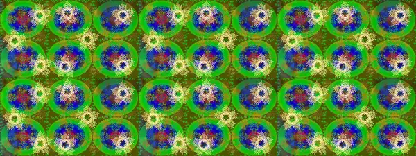 Kar taneli yeşil, mavi ve kahverengi renkler. Renkli arka planda izole tatlı kar taneleri. Raster illüstrasyonu.