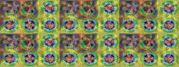 Renkli elementlerle Raster ilginç desen