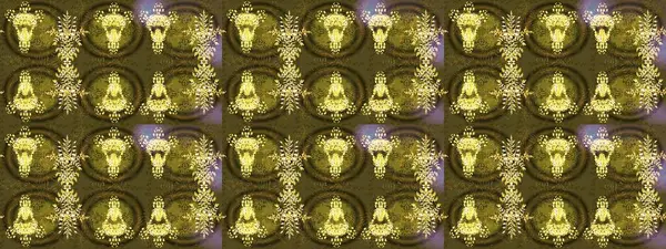 Raster illüstrasyon kar taneleri. Altın renkli suluboya kar taneleri. Kışın sembolü. Güzel dekorasyon.