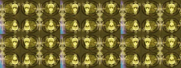 Renkli kar taneleri Raster çizimi. Güzel bir kış süsü. Altın kar tanesinden izole edilmiş..