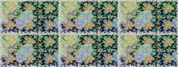 Barok tarzında kusursuz bir doğulu süsü. Raster geleneksel altın pürüzsüz desen gri renklerde.