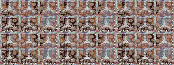 Parlak buketleri moda grunge arka plan üzerinde. Raster resim. Çiçek açması arka plan kumaş, duvar kağıdı ve kağıt baskı almak için. Küçük bir çiçek bir vintage tarzı ile şirin seamless modeli.