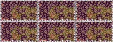 Raster deseni. Organik elementler. Botanik kusursuz desen. Suluboya etkisi.