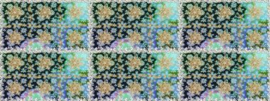 Altın elementlerle nötr renklerde altın desen. Raster oryantal süs. Kusursuz altın desen.