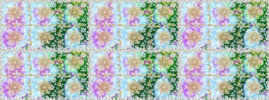 Oriental raster klasik nötr ve altın desenli. Kusursuz soyut bir arkaplan. Raster illüstrasyonu.