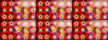 Kar taneleri arka planda. Renkli arka planda izole edilmiş kar tanelerinin düz tasarımı. Kar taneleri deseni. Kar tanesi süsleme deseni. Raster illüstrasyonu.