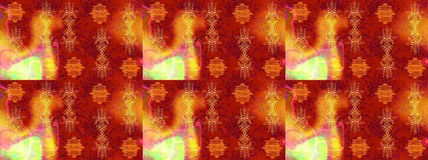 Raster illüstrasyonu. Noel stili. Kırmızı, turuncu ve sarı renkte kar taneleri.