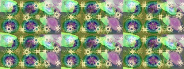 Damask arkaplanı. Barok tarzında altın çiçekli süs. Tarafsız, yeşil ve mavi renklerde altın bir element. Altın çiçek..