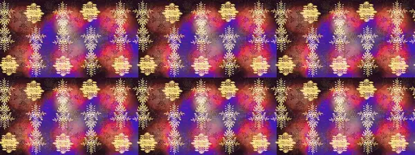 Sanat terapisi tarzı zen çizim için Contour kahverengi, mor ve pembe mandala şeklinde kar taneleri. El çizimi, dövme stili, kumaş tasarımı ve Raster illüstrasyonunda kartlar..