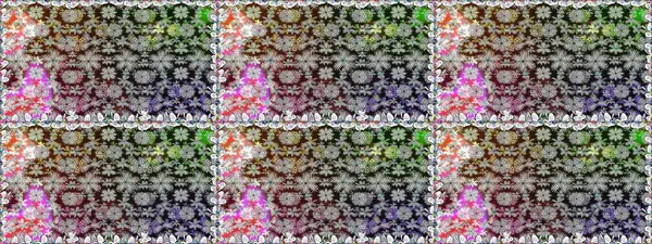 Kabile sanatı boho baskısı, klasik çiçek arkaplanı. Arkaplan dokusu, duvar kağıdı, çiçek temalı gri renkler. Soyut etnik raster pürüzsüz desen.