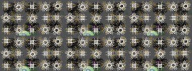 Kışın sembolü. Güzel dekorasyon. Raster illüstrasyon kar taneleri. Gri, nötr ve kahverengi renkli suluboya kar taneleri.