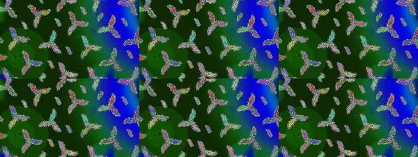 Raster resim. Raster Noel renkli arka plan ile düşen kar tanesi. Kış arka plan. Kar taneleri ile Noel arka plan.