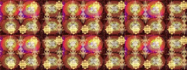 Raster illüstrasyonu. Kahverengi, nötr ve sarı renkli kristal kar taneleri.