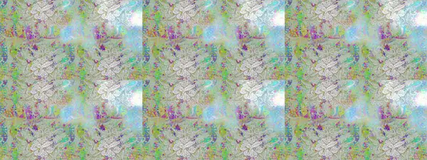 Tarafsız, gri ve mavi papatya desenleri. Tarafsız, gri ve mavi renkler. Raster illüstrasyonu. Tarafsız, gri ve mavi renklerde.